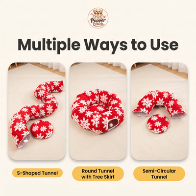 Multiple ways to use the Pupper Pet Tunnel