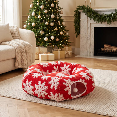 Pupper Pet Tunnel in Red